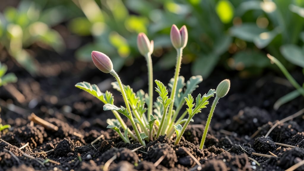 Breadseed Poppy Seedlings: Harvesting Ready Blooms in 60 Days