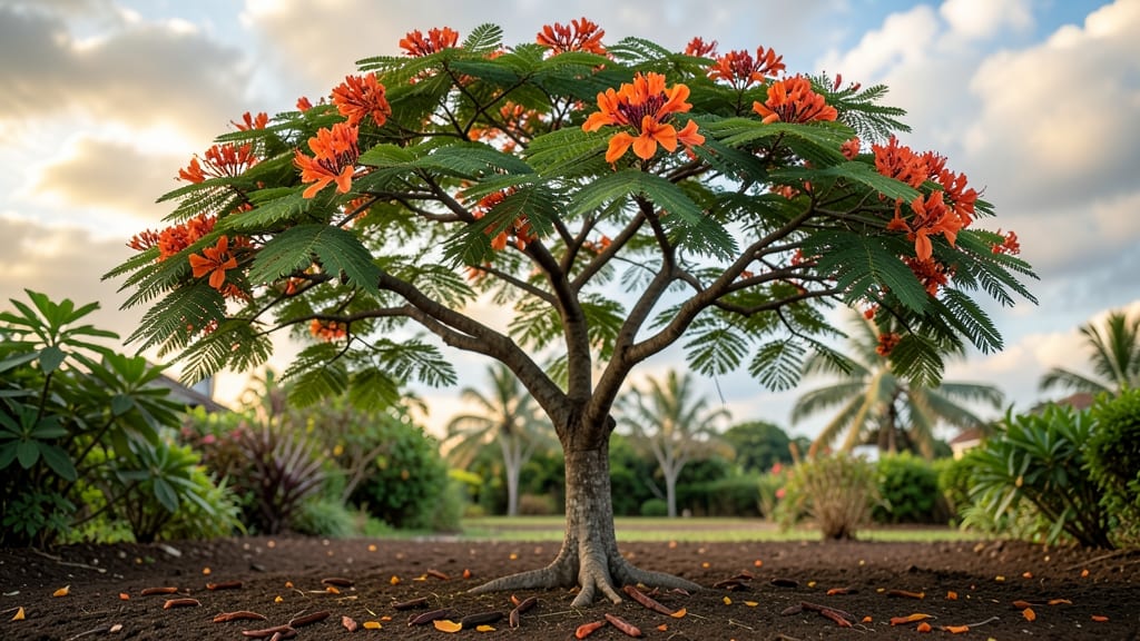 Royal Poinciana Tree Seed Pods: Harvesting and Drying for Year-Round Germination