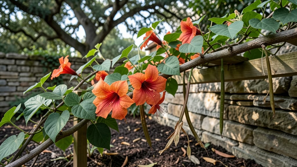 Trumpet Vine Seed Pods: Zero-Waste Harvesting for Next Year’s Vines