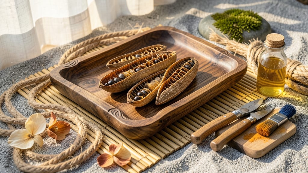 Palm Tree Seed Pod Art: Tropical Statement Pieces for Your Outdoor Space