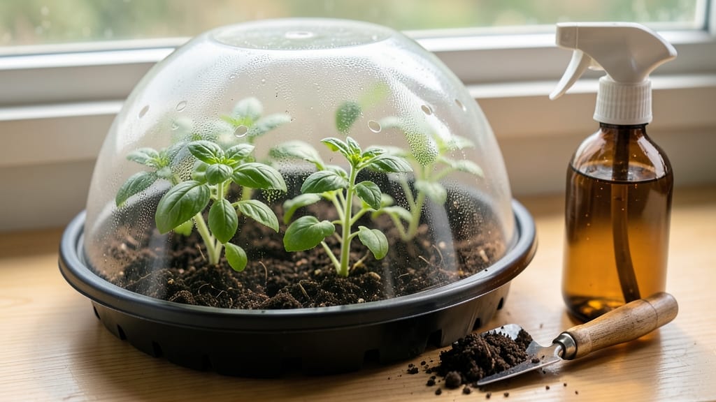 Seed Starting Humidity Dome: Condensation-Controlled Sprouting Sanctuary