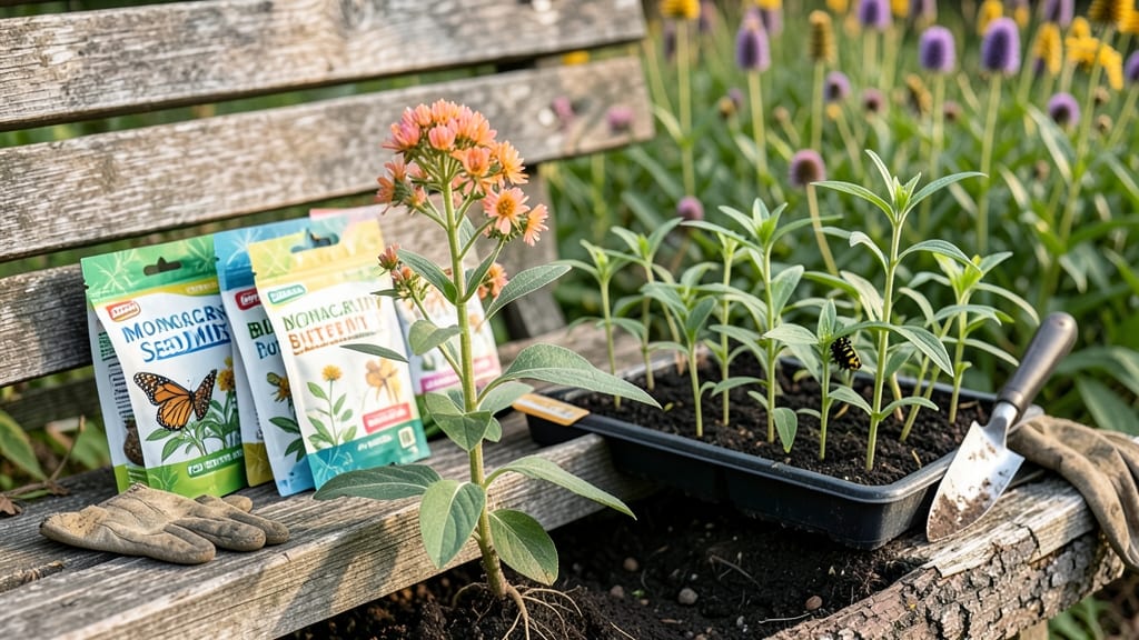 Monarch Butterfly Seed Mix: Fast-Germinating Blend for Milkweed Lovers