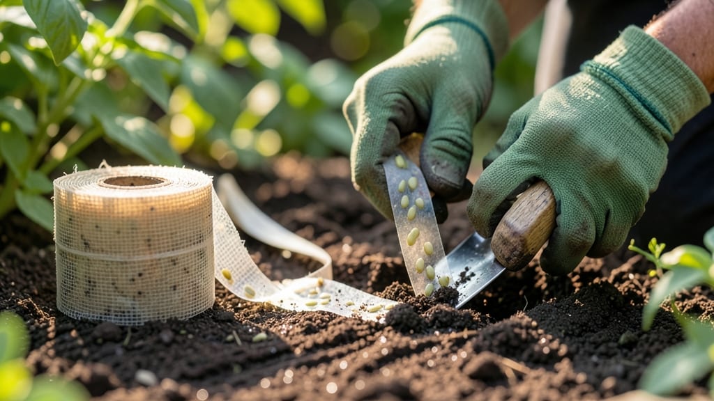 Garden Seed Tape: Precision Planting for Straight, Weed-Free Rows