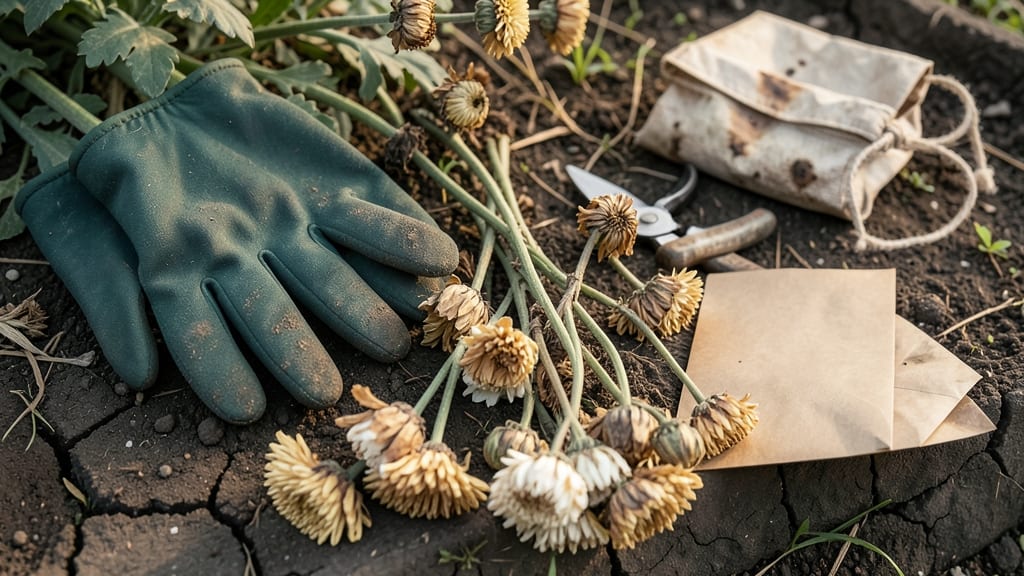 Mum Seed Pods: Twist-Free Harvesting for Viable Seeds Next Year
