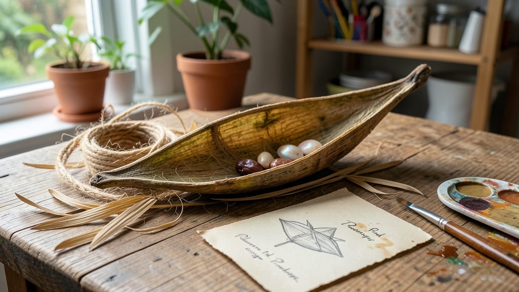 Palm Seed Pod Art: Handcrafted Garden Sculptures With Natural Beauty