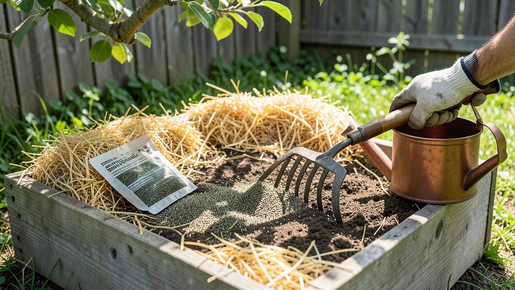 Grass Seed Mulch: Lightweight Layer That Locks in Moisture and Boosts Growth