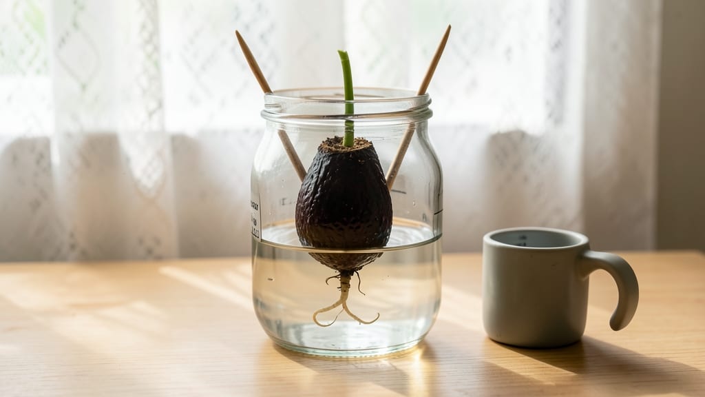 Avocado Seed in Water With Toothpicks: Rooting Success in 2-3 Weeks
