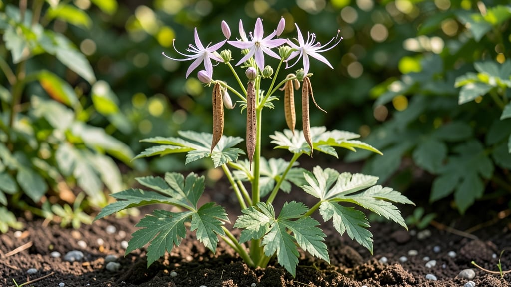 Cleome Seed Pods: Twist-Free Harvesting for Viable Seeds Next Year