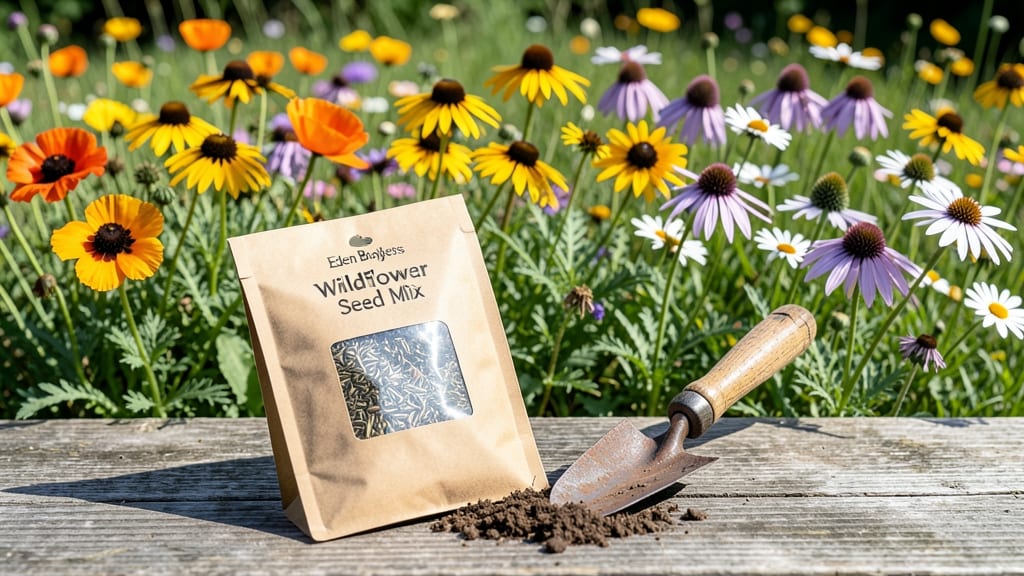 Eden Brothers Wildflower Seed Mix: Pollinator Paradise in Every Packet