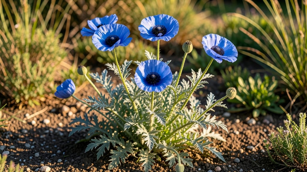 Hungarian Blue Breadseed Poppy: Bold Blue Blooms in 60 Days