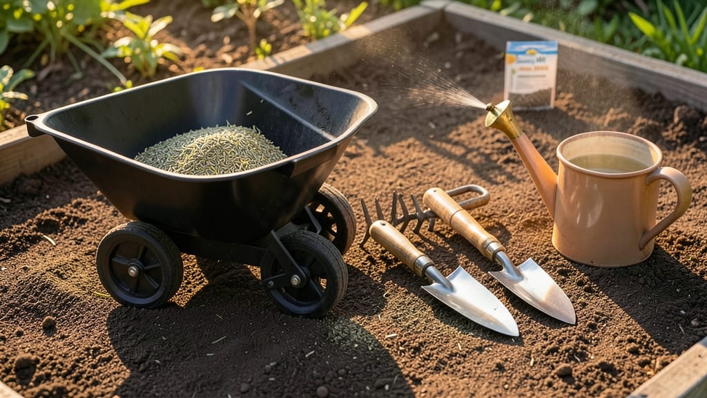 Grass Seed Sunny Mix: Fast-Germinating Blend for Lush Green Lawns