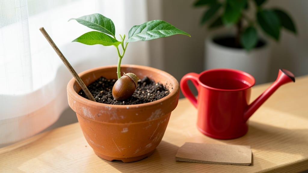 Plant Mango Seed in Pot: Tropical Fruit Tree From Kitchen Scrap in Weeks