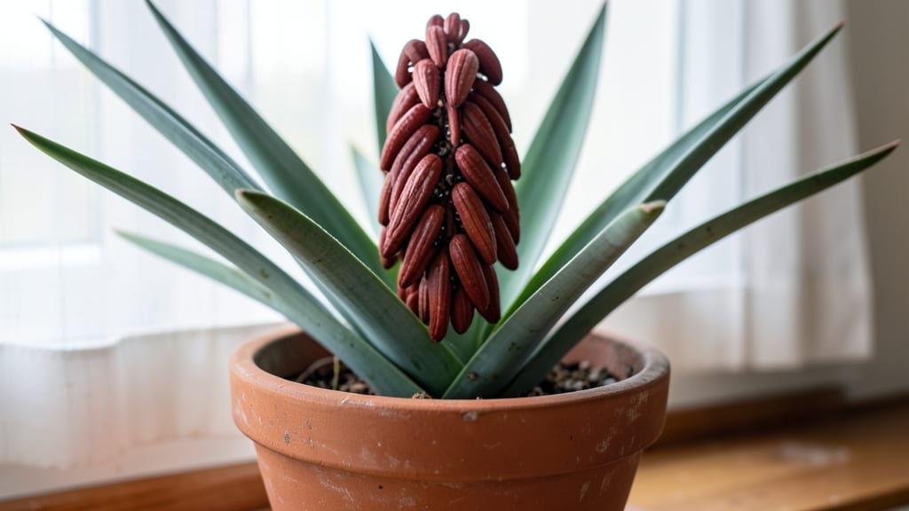 Red Yucca Plant Seed Pods: Dried Pods That Crack Open for Fresh Seeds